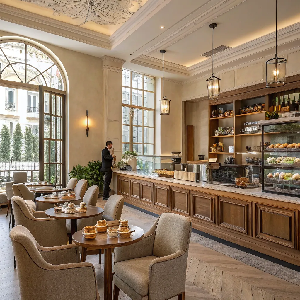 Professional Cafe Interior at ZENVARIN